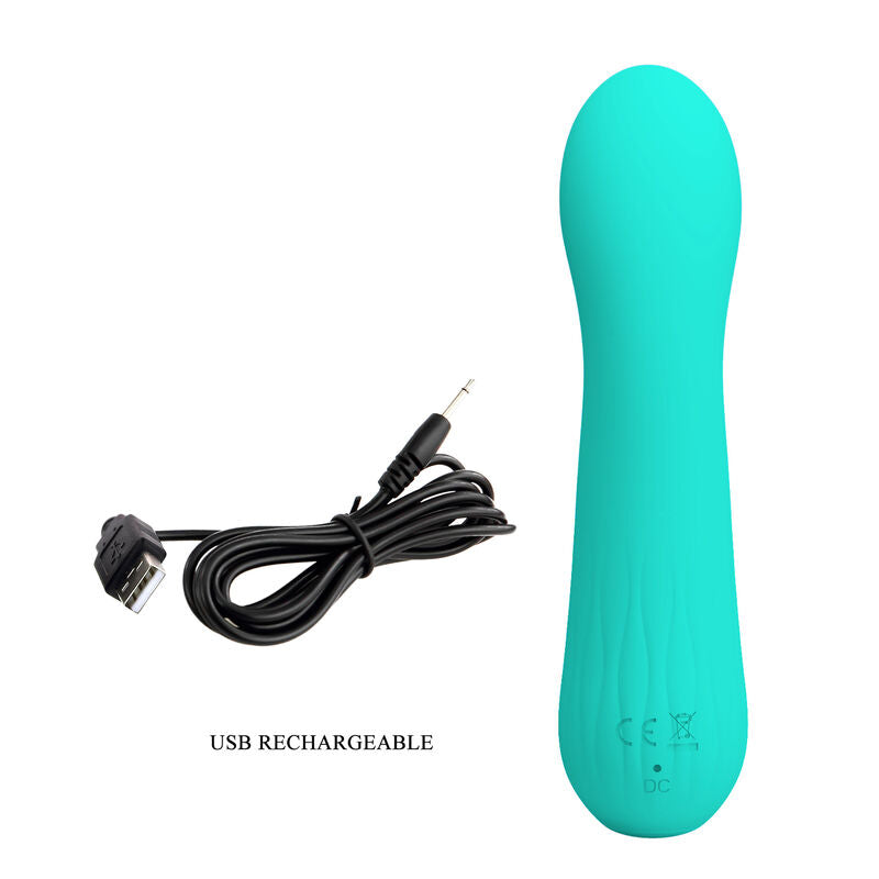 PRETTY LOVE - VIBRATORE RICARICABILE FAUN VERDE ACQUA - PRETTY LOVE SMART | Lingerie Harness Boutique