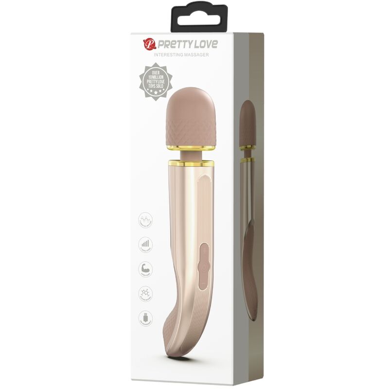 PRETTY LOVE - MASSAGGIATORE 7 MODALIT DI VIBRAZIONE CHAMPAGNE - PRETTY LOVE SMART | Lingerie Harness Boutique