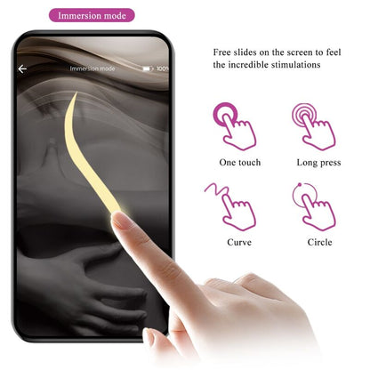 PRETTY LOVE - APP JAYLEEN VIBRATOR TELECOMANDO VIOLA - PRETTY LOVE LED | Lingerie Harness Boutique