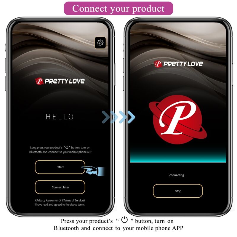 PRETTY LOVE - APP JAYLEEN VIBRATOR TELECOMANDO VIOLA - PRETTY LOVE LED | Lingerie Harness Boutique