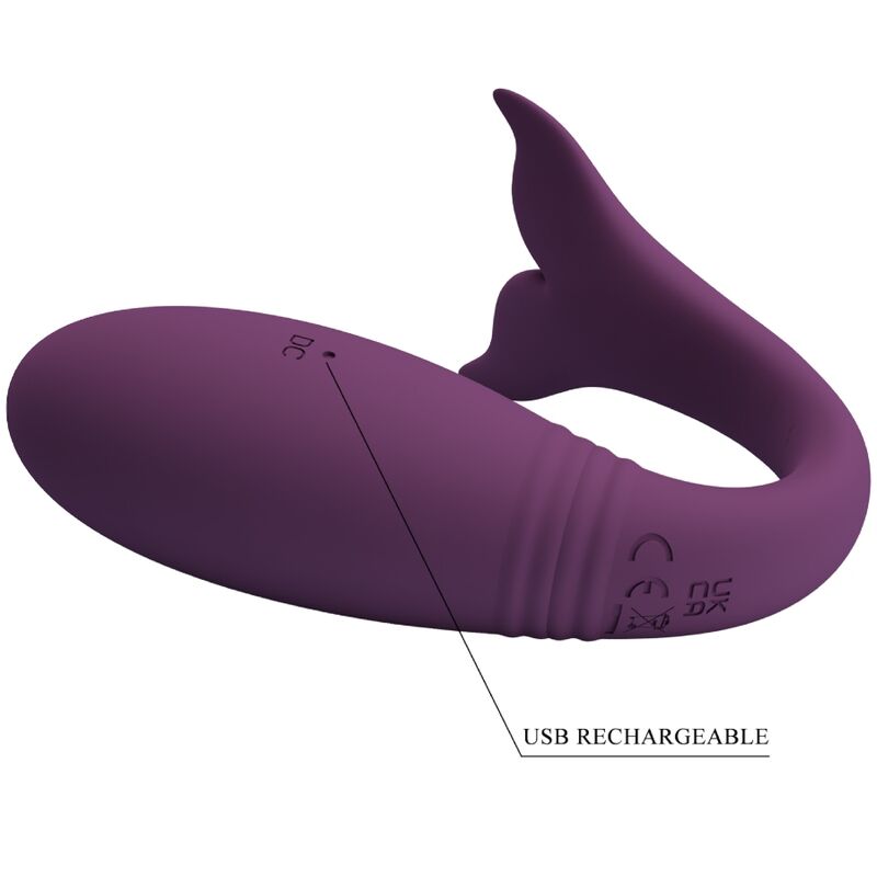 PRETTY LOVE - APP JAYLEEN VIBRATOR TELECOMANDO VIOLA - PRETTY LOVE LED | Lingerie Harness Boutique