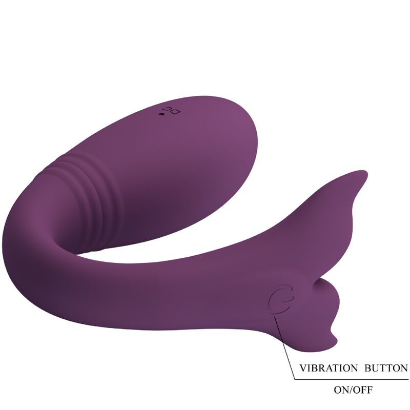 PRETTY LOVE - APP JAYLEEN VIBRATOR TELECOMANDO VIOLA - PRETTY LOVE LED | Lingerie Harness Boutique