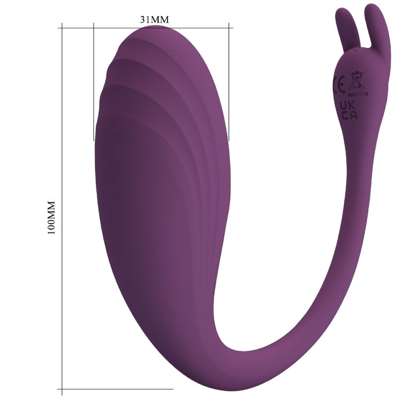 PRETTY LOVE - CATALINA VIBRATOR APP TELECOMANDO VIOLA - PRETTY LOVE LED | Lingerie Harness Boutique