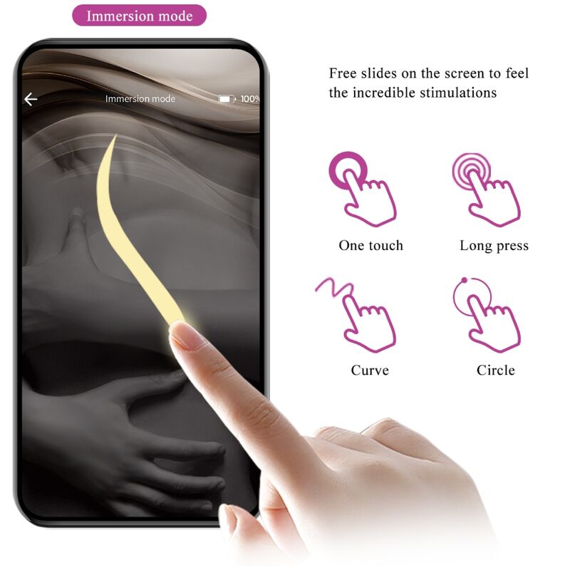 PRETTY LOVE - CATALINA VIBRATOR APP TELECOMANDO VIOLA - PRETTY LOVE LED | Lingerie Harness Boutique