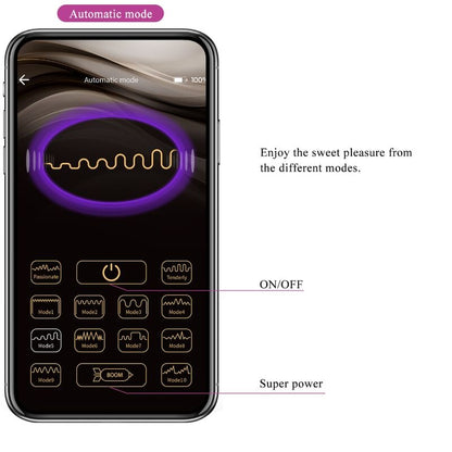 PRETTY LOVE - CATALINA VIBRATOR APP TELECOMANDO VIOLA - PRETTY LOVE LED | Lingerie Harness Boutique