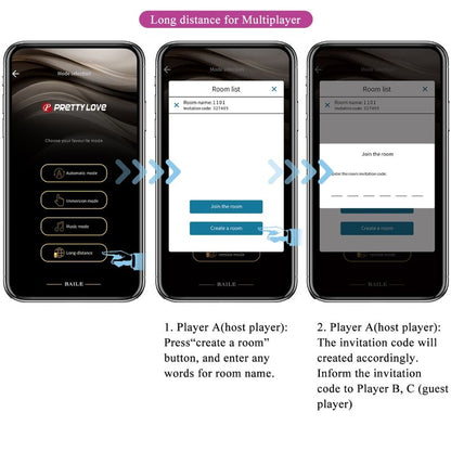 PRETTY LOVE - CATALINA VIBRATOR APP TELECOMANDO VIOLA - PRETTY LOVE LED | Lingerie Harness Boutique