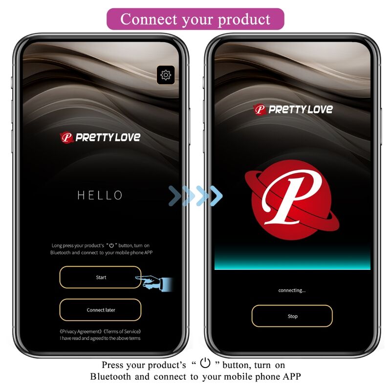 PRETTY LOVE - CATALINA VIBRATOR APP TELECOMANDO VIOLA - PRETTY LOVE LED | Lingerie Harness Boutique