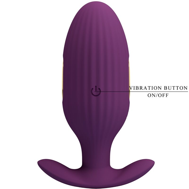 PRETTY LOVE - JEFFERSON PURPLE APP CONTROLLED BUTT PLUG