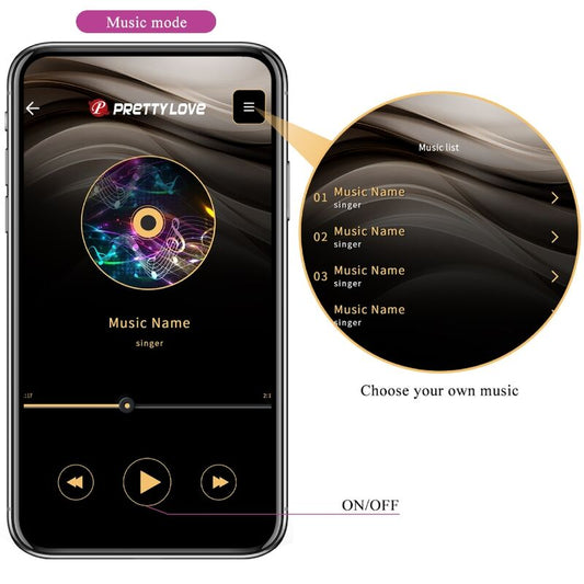 PRETTY LOVE - APP ELVIRA KEGEL BALLS TELECOMANDO VIOLA - PRETTY LOVE | Lingerie Harness Boutique