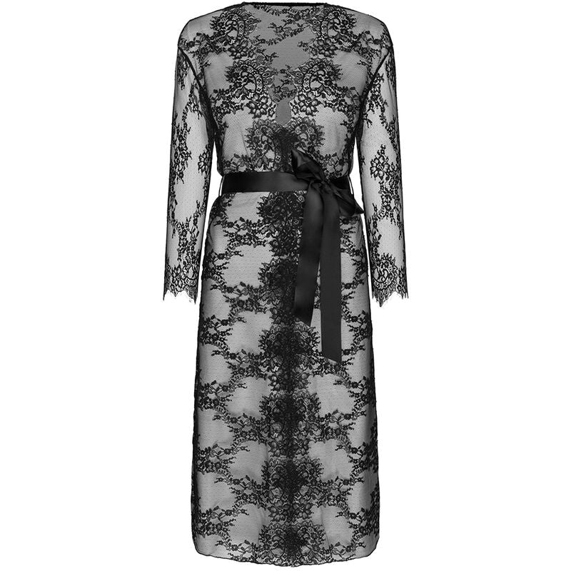 LIVCO CORSETTI FASHION - MOSTINA LC 90641 DRESSING G ABITO NERO L/XL - LIVCO CORSETTI ACCESORIES | Lingerie Harness Boutique