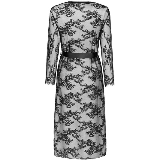 LIVCO CORSETTI FASHION - MOSTINA LC 90641 DRESSING G ABITO NERO L/XL - LIVCO CORSETTI ACCESORIES | Lingerie Harness Boutique