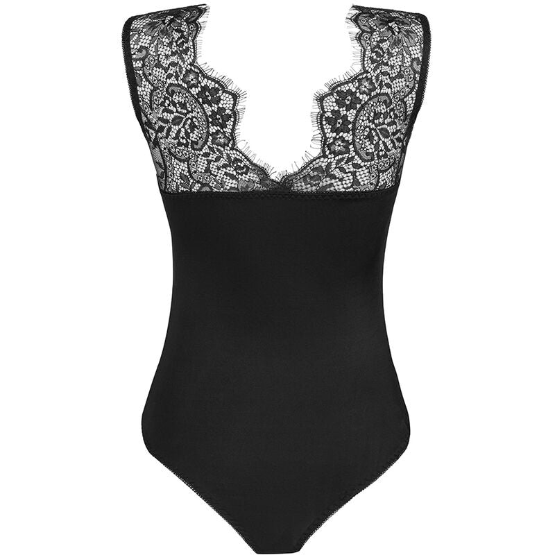 LIVCO CORSETTI FASHION - MUDIENIN LC 90654 BODY NERO L/XL - LIVCO CORSETTI BODIES | Lingerie Harness Boutique