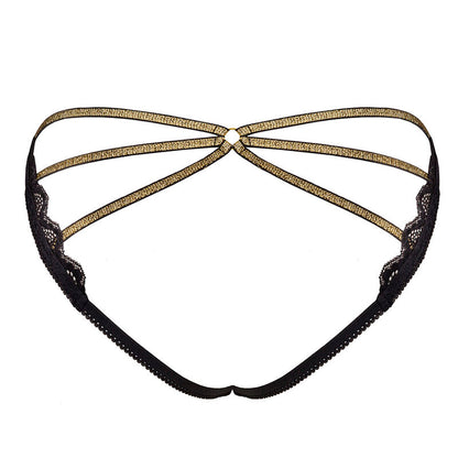 LIVCO CORSETTI FASHION - MULED LC 90681 PANTY NERO L/XL - LIVCO CORSETTI PANTIES | Lingerie Harness Boutique