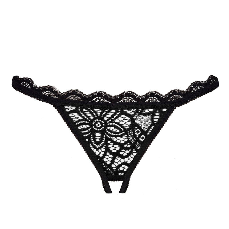 LIVCO CORSETTI FASHION - MULED LC 90681 PANTY NERO L/XL - LIVCO CORSETTI PANTIES | Lingerie Harness Boutique