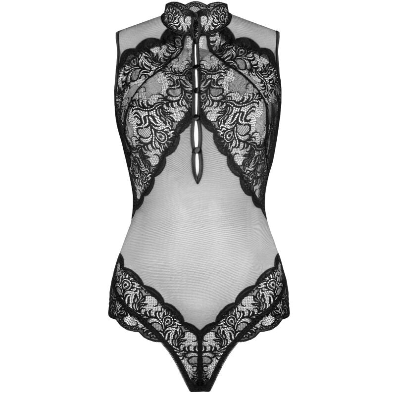 LIVCO CORSETTI FASHION - SAGEN LC 90694 BODY NERO L/XL - LIVCO CORSETTI BODIES | Lingerie Harness Boutique