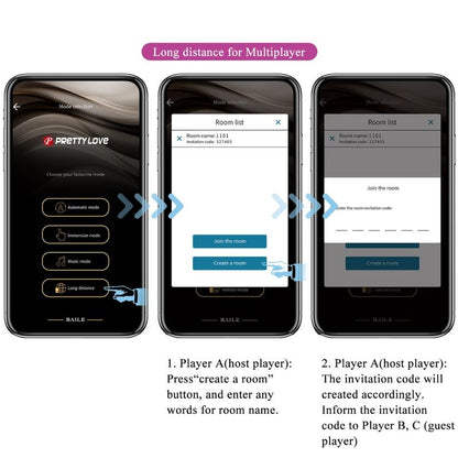 PRETTY LOVE - BILLY TELECOMANDO VIBRAZIONE VIOLA APP GRATUITA - PRETTY LOVE | Lingerie Harness Boutique