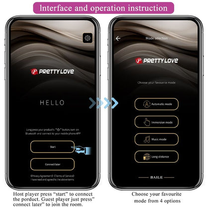 PRETTY LOVE - BILLY TELECOMANDO VIBRAZIONE VIOLA APP GRATUITA - PRETTY LOVE | Lingerie Harness Boutique