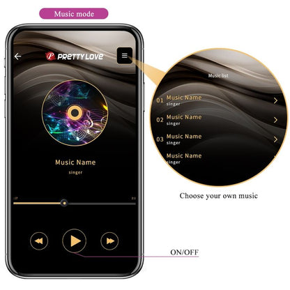 PRETTY LOVE - BILLY TELECOMANDO VIBRAZIONE VIOLA APP GRATUITA - PRETTY LOVE | Lingerie Harness Boutique