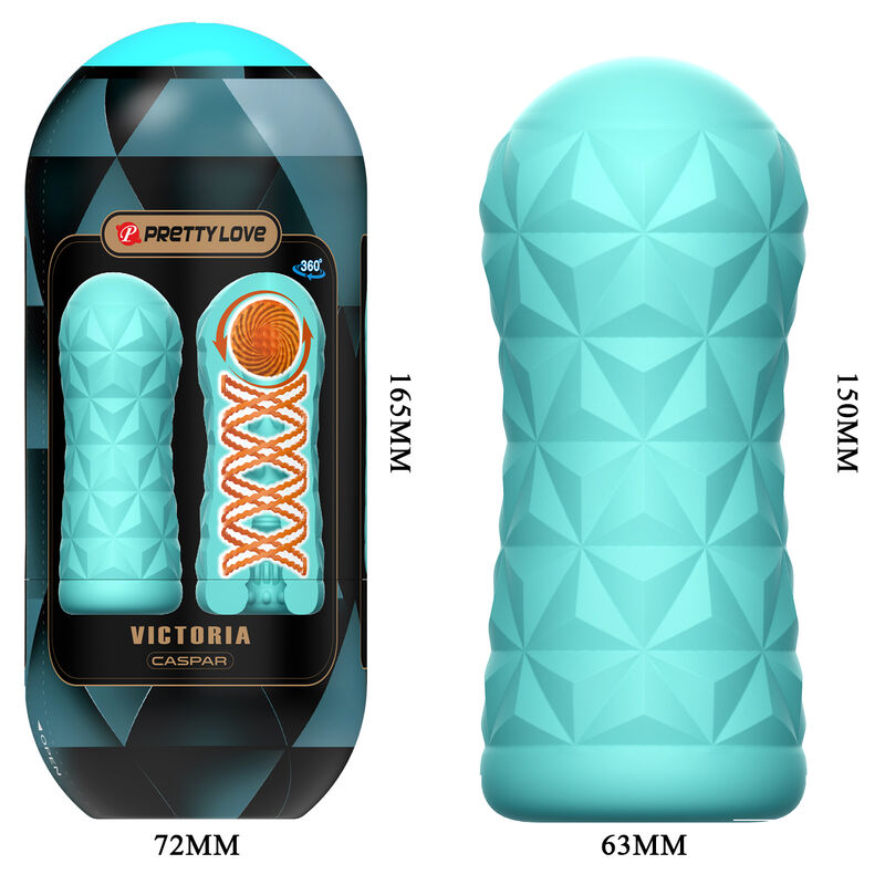 PRETTY LOVE - MASTURBATORE VICTORIA 15 PEZZI - PRETTY LOVE MALE | Lingerie Harness Boutique