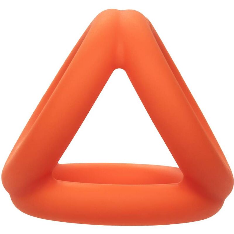 CALEXOTICS - ALPHA TRI-RING ARANCIONE - CALEXOTICS | Lingerie Harness Boutique