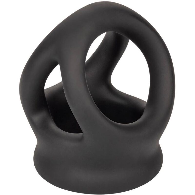CALEXOTICS - ALPHA ANELLO DUAL CAGE NERO - CALEXOTICS | Lingerie Harness Boutique