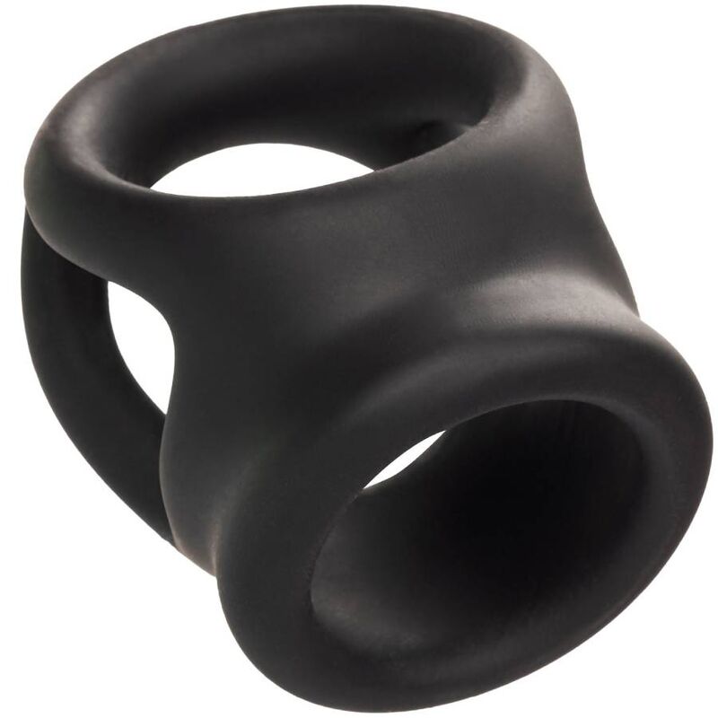 CALEXOTICS - ALPHA ANELLO DUAL CAGE NERO - CALEXOTICS | Lingerie Harness Boutique