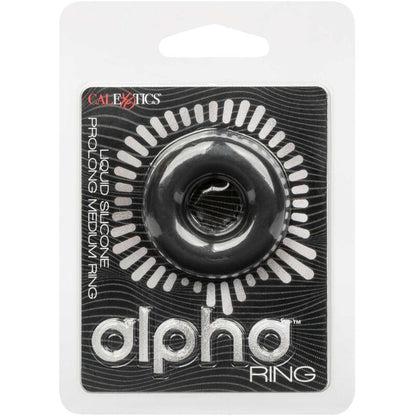 CALEXOTICS - ALPHA ANELLO PROLONG MEDIO NERO - CALEXOTICS | Lingerie Harness Boutique