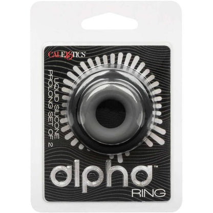 CALEXOTICS - ALPHA SET OF 2 RINGS PROLONG GREY