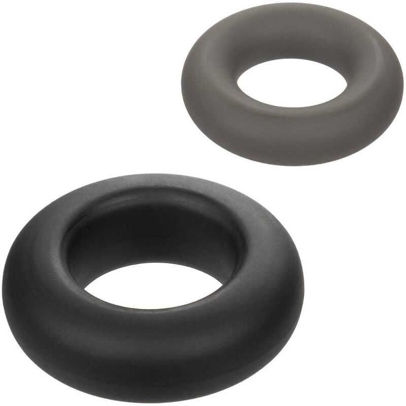 CALEXOTICS - ALPHA SET OF 2 RINGS PROLONG GREY