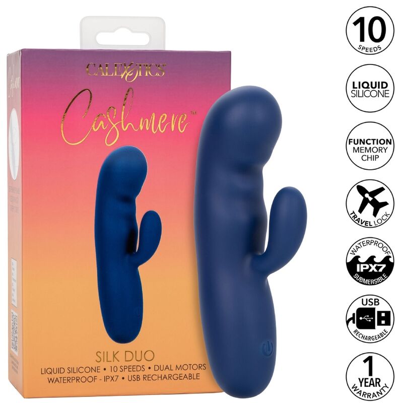 CALEXOTICS - CASHMERE SETA DUO BLU - CALEXOTICS | Lingerie Harness Boutique