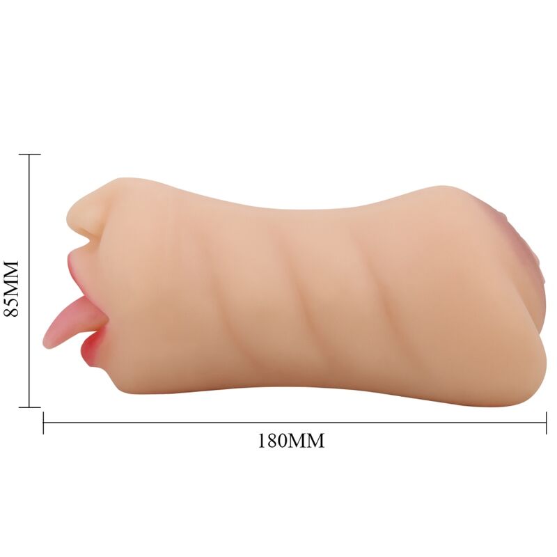 CRAZY BULL - MASTUBADOR A FORMA DI SARAH VAGINA DOPPIA ENTRATA - CRAZY BULL | Lingerie Harness Boutique