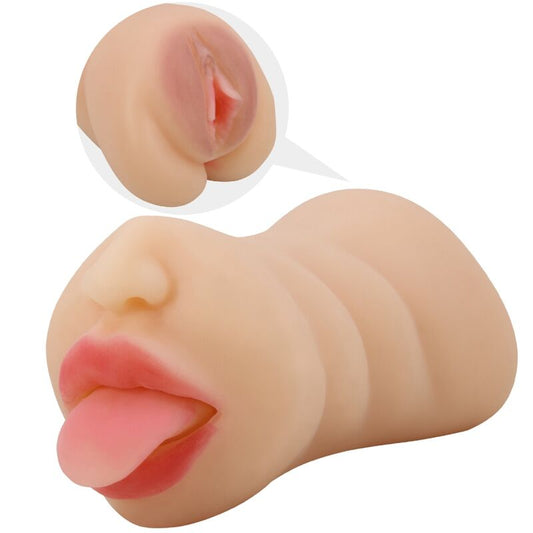 CRAZY BULL - MASTUBADOR A FORMA DI SARAH VAGINA DOPPIA ENTRATA - CRAZY BULL | Lingerie Harness Boutique