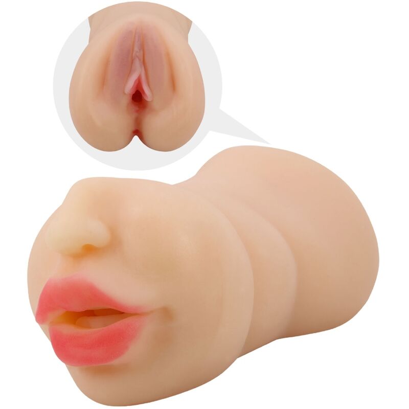 CRAZY BULL - ZOEY MASTUBADOR A FORMA DI VAGINA DOPPIA ENTRATA - CRAZY BULL | Lingerie Harness Boutique