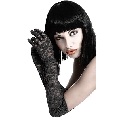 CHILIROSE - GUANTI CR 3071 NERO - CHILIROSE ACCESORIES | Lingerie Harness Boutique