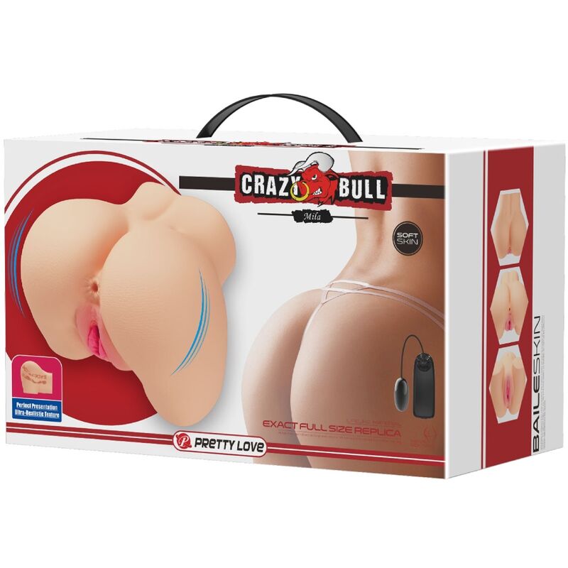 CRAZY BULL - VIBRATORE MILA PER VAGINA E ANO REALISTICO - CRAZY BULL | Lingerie Harness Boutique