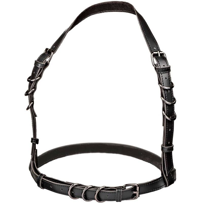 CALEXOTICS - EUPHORIA IMBRACATURA CON FIBBIA HALTER NERA - CALEXOTICS | Lingerie Harness Boutique