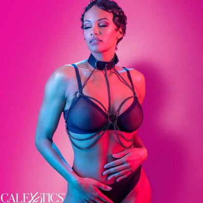CALEXOTICS - EUPHORIA IMBRACATURA COLLETTO MULTI CATENA - CALEXOTICS | Lingerie Harness Boutique