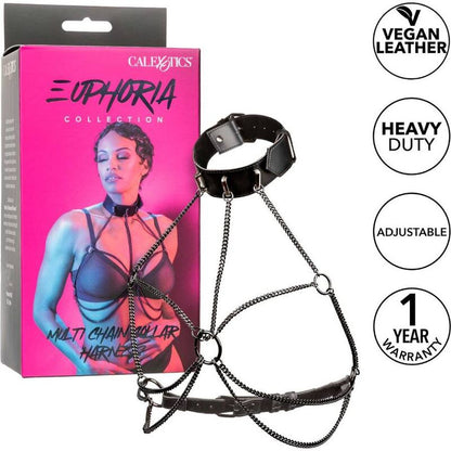 CALEXOTICS - EUPHORIA IMBRACATURA COLLETTO MULTI CATENA - CALEXOTICS | Lingerie Harness Boutique