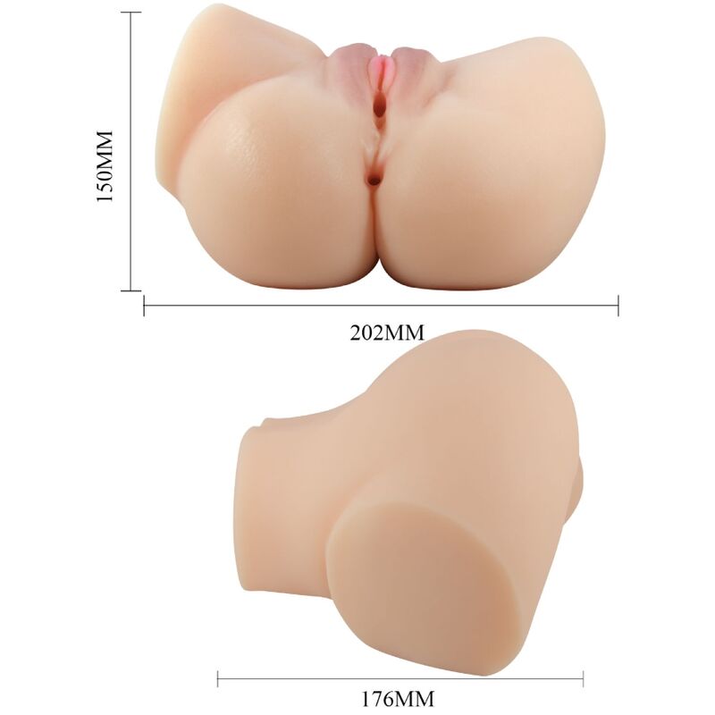CRAZY BULL - VIBRATORE REALISTICO PER VAGINA E ANO EMILIA - CRAZY BULL | Lingerie Harness Boutique
