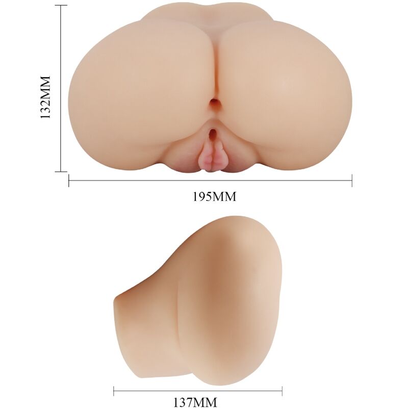 CRAZY BULL - VIBRATORE REALISTICO PER VAGINA E ANO LUNA - CRAZY BULL | Lingerie Harness Boutique