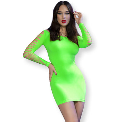 CHILIROSE - ABITO CR 4617 VERDE S/M - CHILIROSE DRESSES | Lingerie Harness Boutique