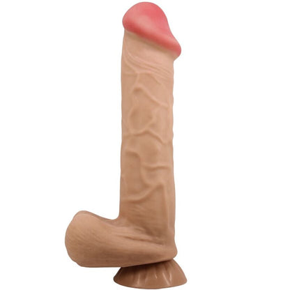 PRETTY LOVE - DILDO REALISTICO SLIDING SKIN SERIES CON VENTOSA SCORREVOLE DELLA PELLE FLESH 26 CM - PRETTY LOVE HIGH GRADE | Lingerie Harness Boutique