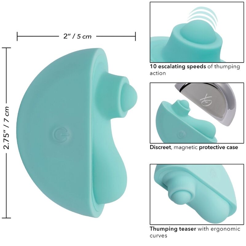 CALEXOTICS - OVATION STIMOLATORE ACCLAIM VERDE ACQUA - CALEXOTICS | Lingerie Harness Boutique