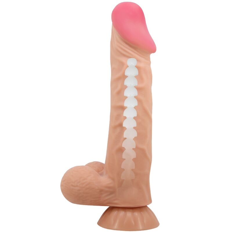 PRETTY LOVE - DILDO REALISTICO SLIDING SKIN SERIES CON VENTOSA SCORREVOLE DELLA PELLE 24 CM - PRETTY LOVE HIGH GRADE | Lingerie Harness Boutique