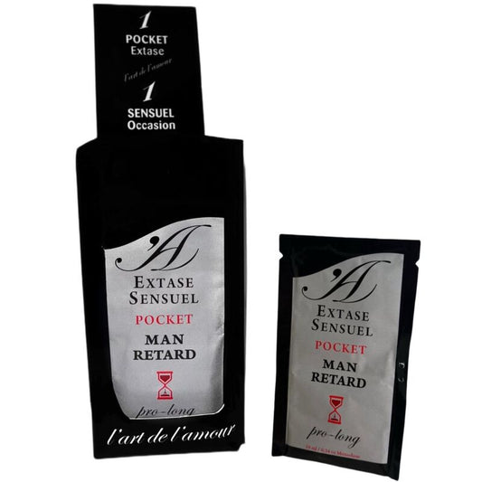 EXTASE SENSUAL - POCKET RITARDANTE MASCHILE 10 ML - EXTASE SENSUAL | Lingerie Harness Boutique