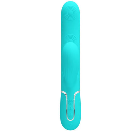 PRETTY LOVE - VIBRATORE MULTIFUNZIONE PERLITA 3 IN 1 G-SPOT VERDE ACQUA - PRETTY LOVE FLIRTATION | Lingerie Harness Boutique