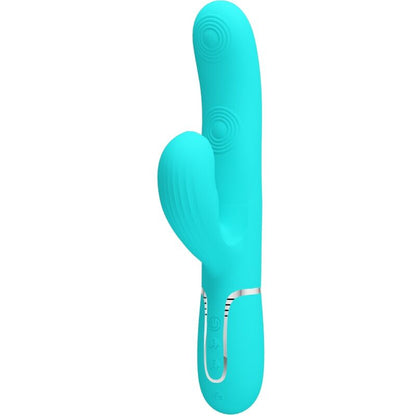 PRETTY LOVE - VIBRATORE MULTIFUNZIONE PERLITA 3 IN 1 G-SPOT VERDE ACQUA - PRETTY LOVE FLIRTATION | Lingerie Harness Boutique