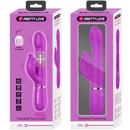 PRETTY LOVE - PURPLE RABBIT VIBRATOR PEARLS