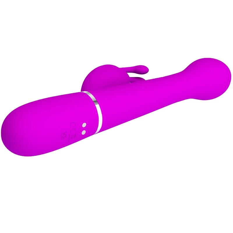 PRETTY LOVE - VIBRATORE DEJON RABBIT 3 IN 1 VIOLA MULTIFUNZIONE - PRETTY LOVE FLIRTATION | Lingerie Harness Boutique