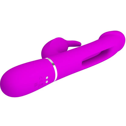 PRETTY LOVE - DEJON RABBIT 3 IN 1 MULTIFUNCTIONAL VIBRATOR FUCHSIA